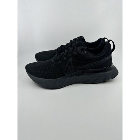 Nike React Infinity Run Flyknit 2 Shoes Size 9.5 Men's Black CT2357-003 - Picture 2 of 5